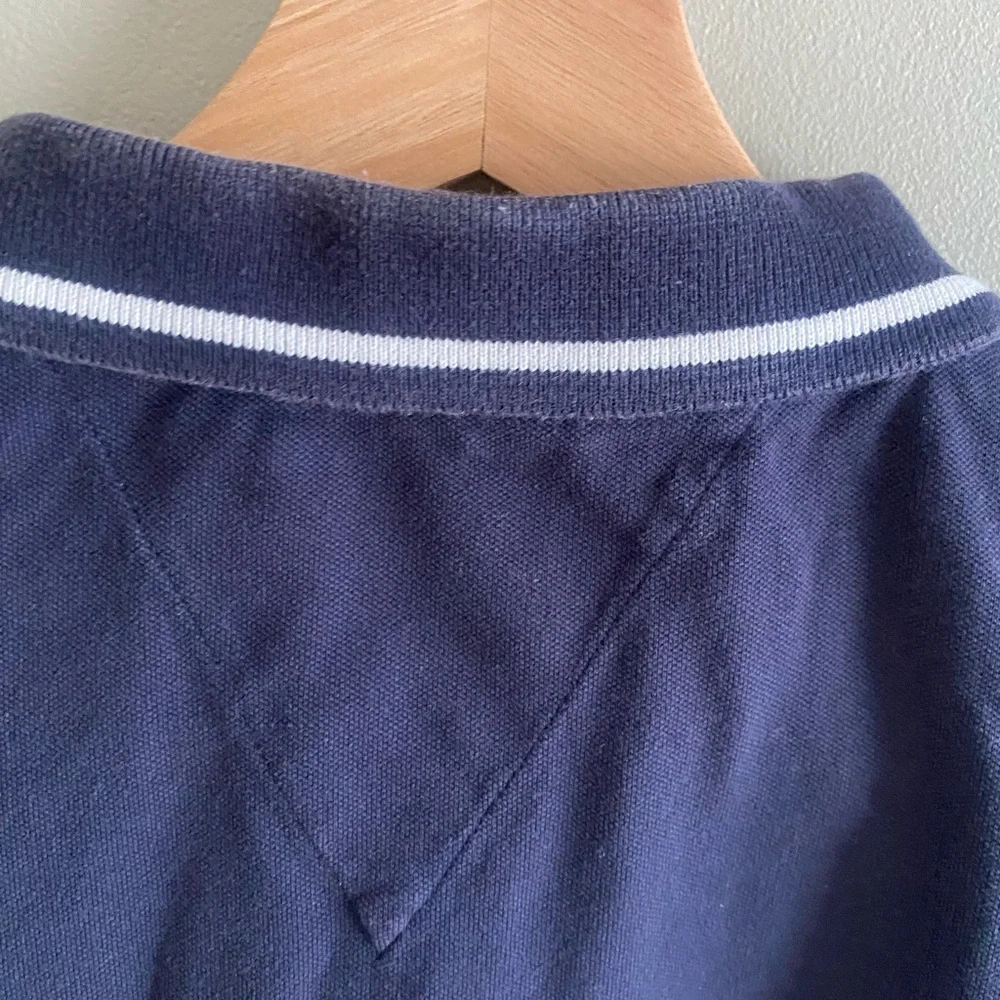 La Bottega Abbigliamento Polo‎ Shirt Mens L Navy Blue Italy Golf Nautical Preppy - Picture 7 of 9